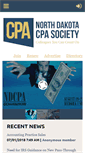 Mobile Screenshot of ndcpas.org