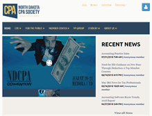 Tablet Screenshot of ndcpas.org